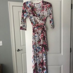 Floral maxi dress